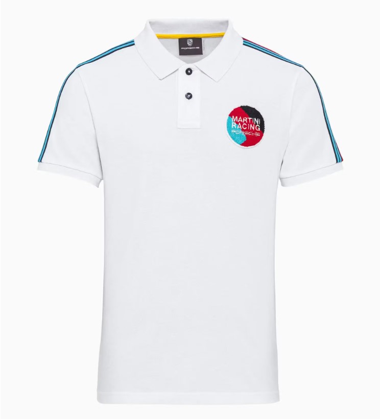 OFERTA02-26 POLERA POLO BLANCA HOMBRE MARTINI RACING TALLA XS